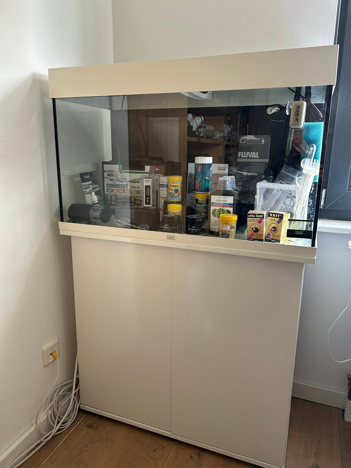 Zeer complete Rio 125 - veel upgrades, Ophalen, Zo goed als nieuw, Leeg aquarium, Juwel