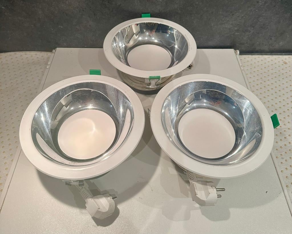 3x Philips CoreLine Downlight – Professionele verlichting!, Led, Metaal of Aluminium, Ophalen of Verzenden, Zo goed als nieuw