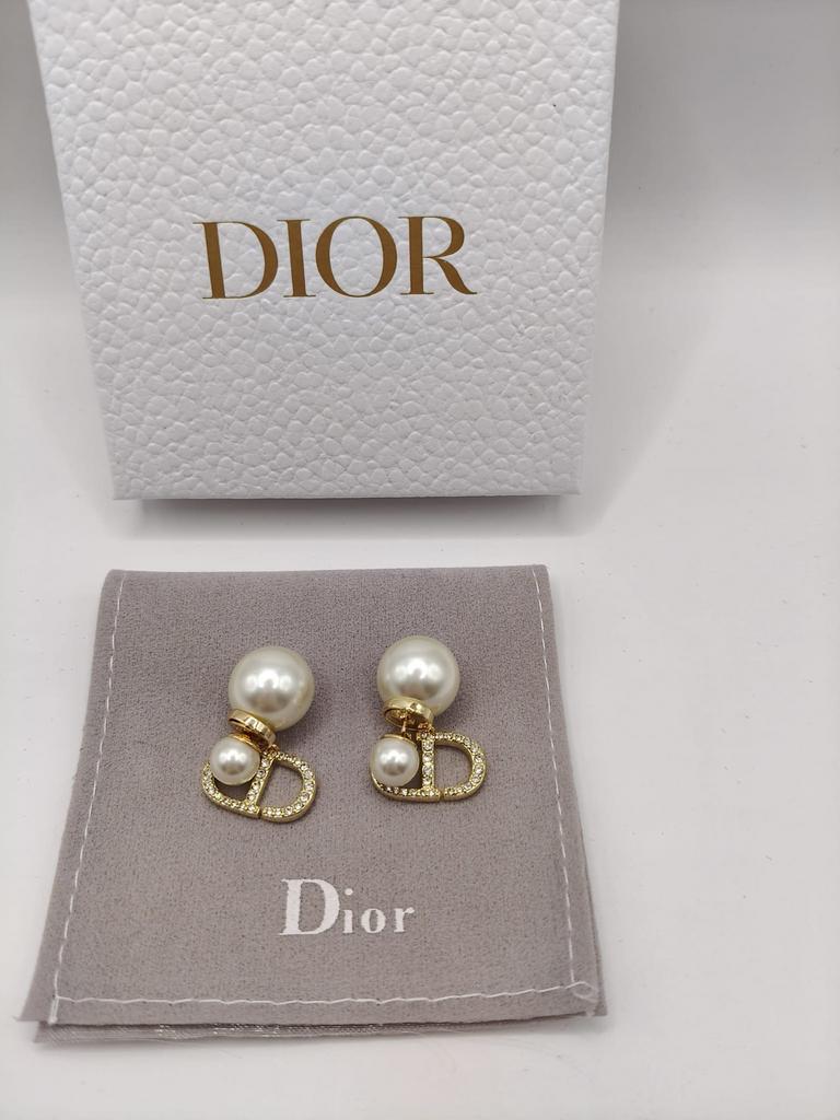 Dior Tribales Oorbellen met Parels en Kristallen, Sieraden, Tassen en Uiterlijk, Oorbellen, Met kristal, Overige materialen, Nieuw