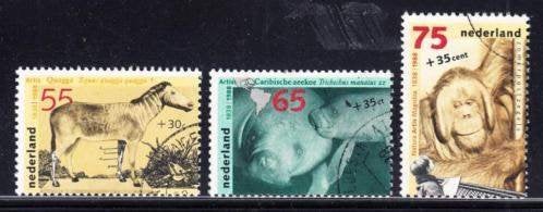 736 - Nederland nvph 1399/1401 gestempeld , zomerzegels ,, Verzenden, Na 1940, Gestempeld