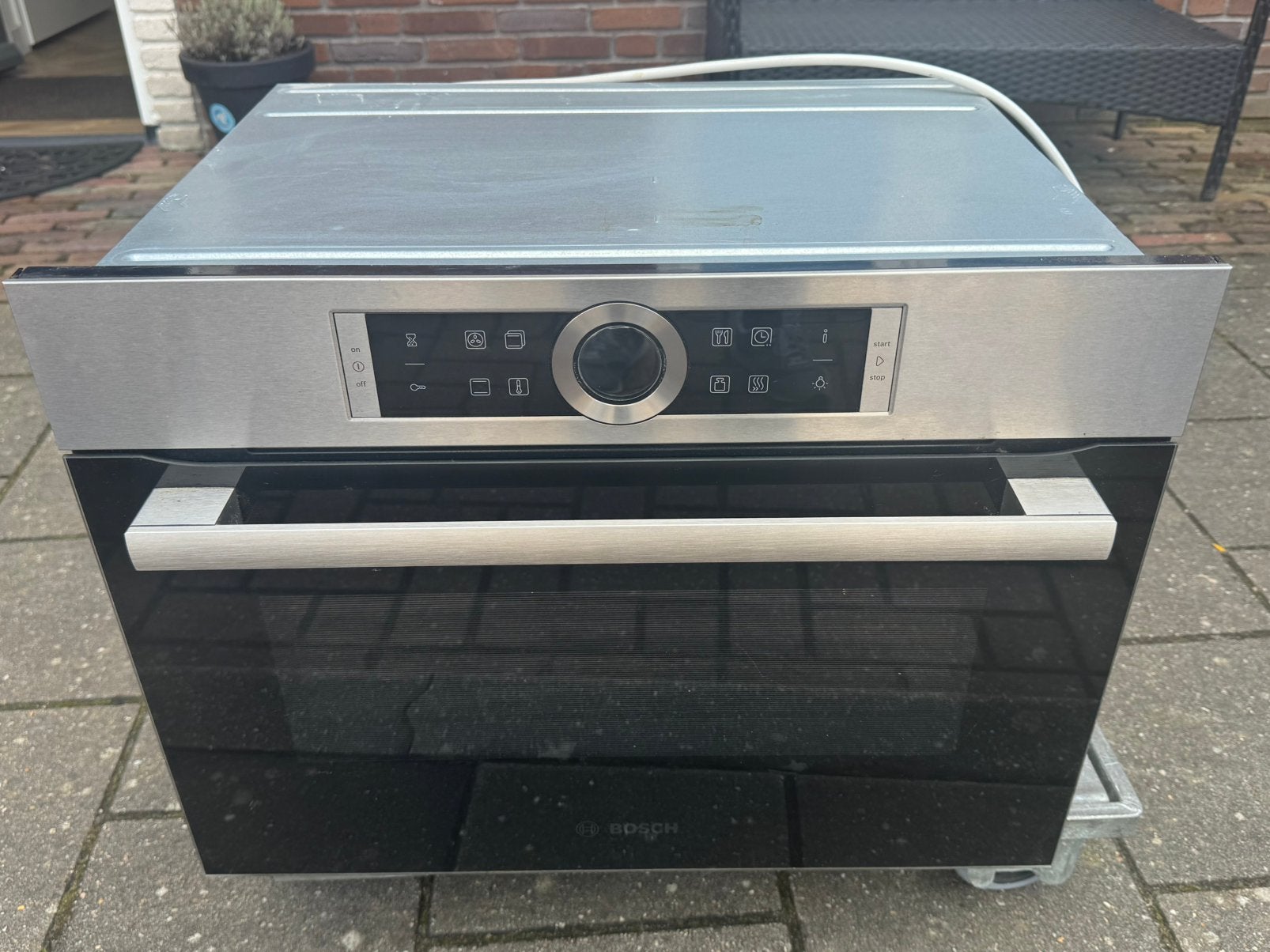 Boech sierie 8 solo inbouw oven 60b x 45h, Ophalen, Minder dan 45 cm, Oven, Hete lucht