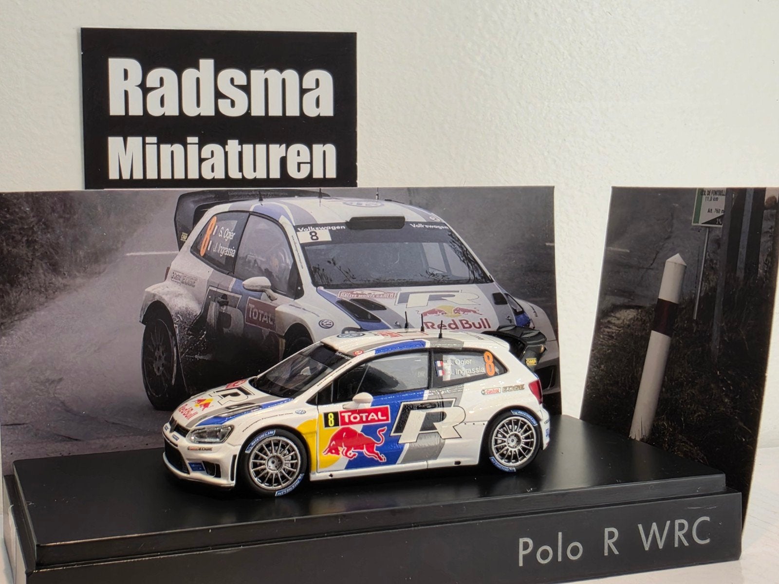 Volkswagen Polo R WRC - 1:43 Spark, Hobby en Vrije tijd, Modelauto's | 1:43, Zo goed als nieuw, Auto, Overige merken, Ophalen of Verzenden