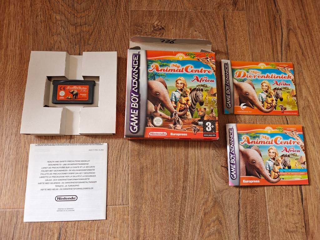 My Animal Centre in Afrika game Boy advance gba compleet, Avontuur en Actie, Gebruikt, 1 speler, Ophalen of Verzenden