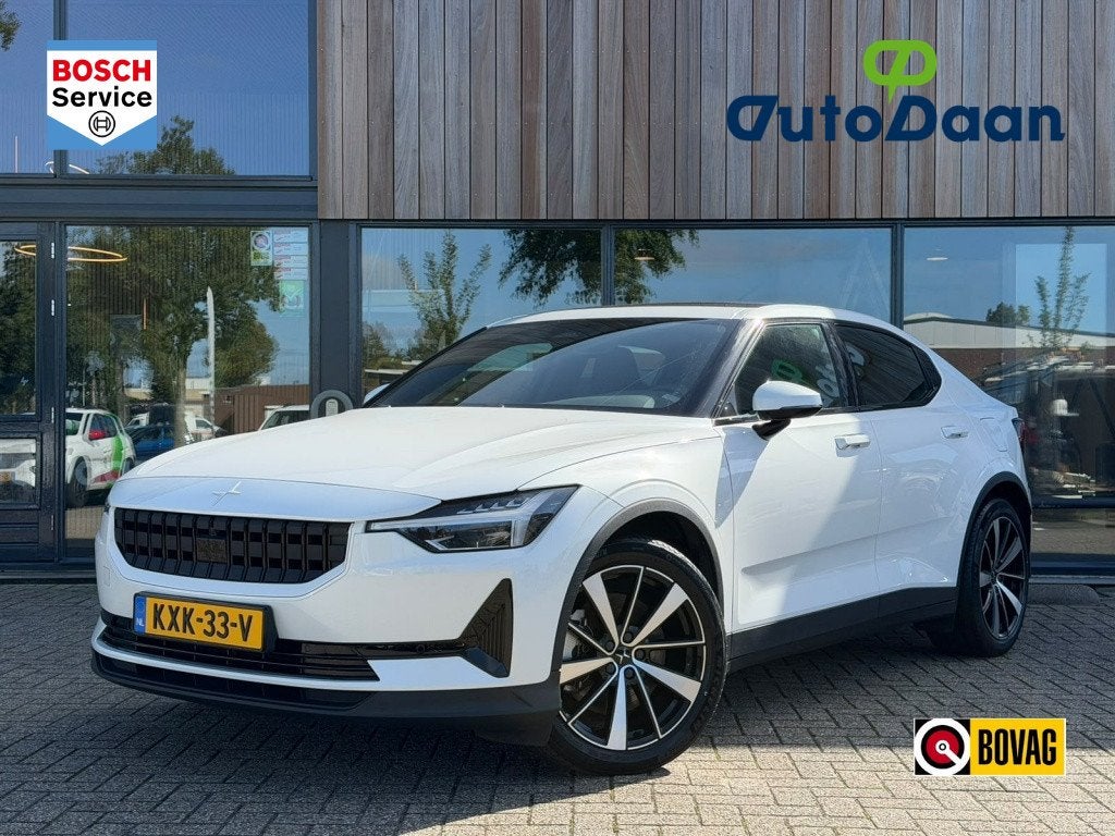 Polestar 2 Long range Dual Motor 78kWh, SoH 91%, Panoramadak, Auto's, 0 cilinders, Gebruikt, Wit, 2088 kg