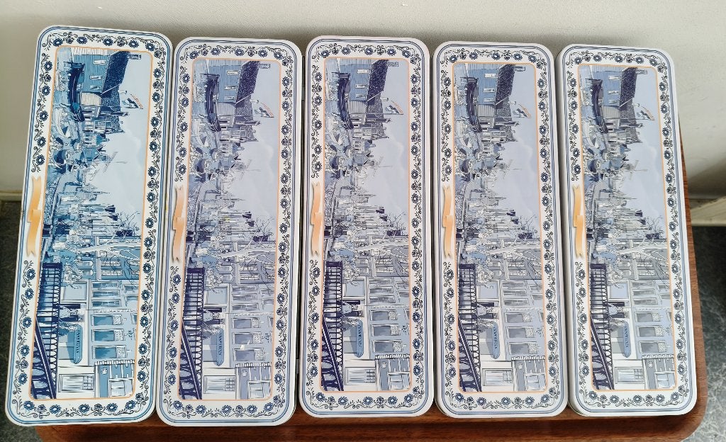 Postcode loterij blikken stroopwafel 5 stuks, per stuk 2,50, Verzamelen, Ophalen of Verzenden, Gebruikt, Overige, Overige merken