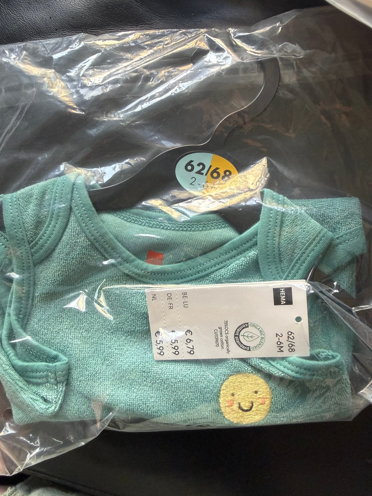 Babykleren nieuw van hema, Ophalen of Verzenden, Nieuw, Maat 62