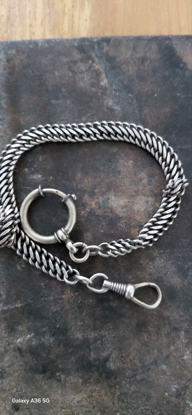 hhk herenhorlogekettingen/ armbanden, Ophalen of Verzenden, Zilver, Overige merken