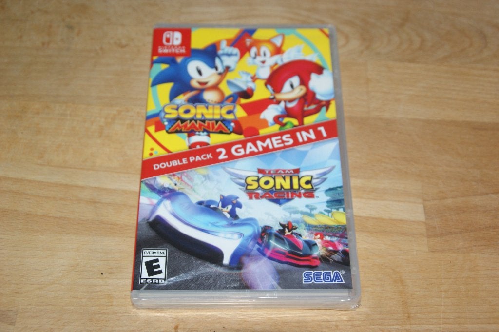 Sonic Mania + Team Sonic Racing (Switch) NIEUW in seal