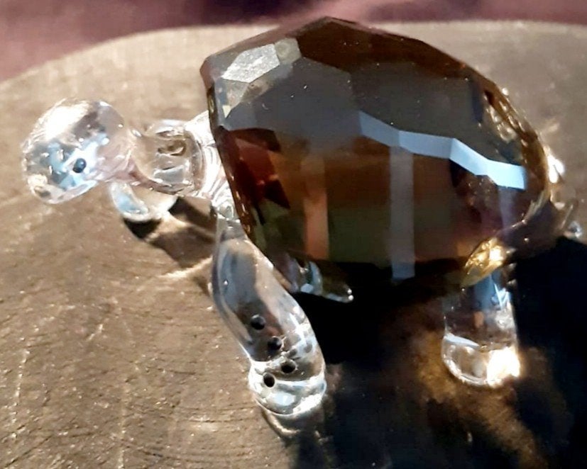 Swarovski Galapagos schildpad Eventstuk, Verzamelen, Ophalen of Verzenden, Zo goed als nieuw, Figuurtje
