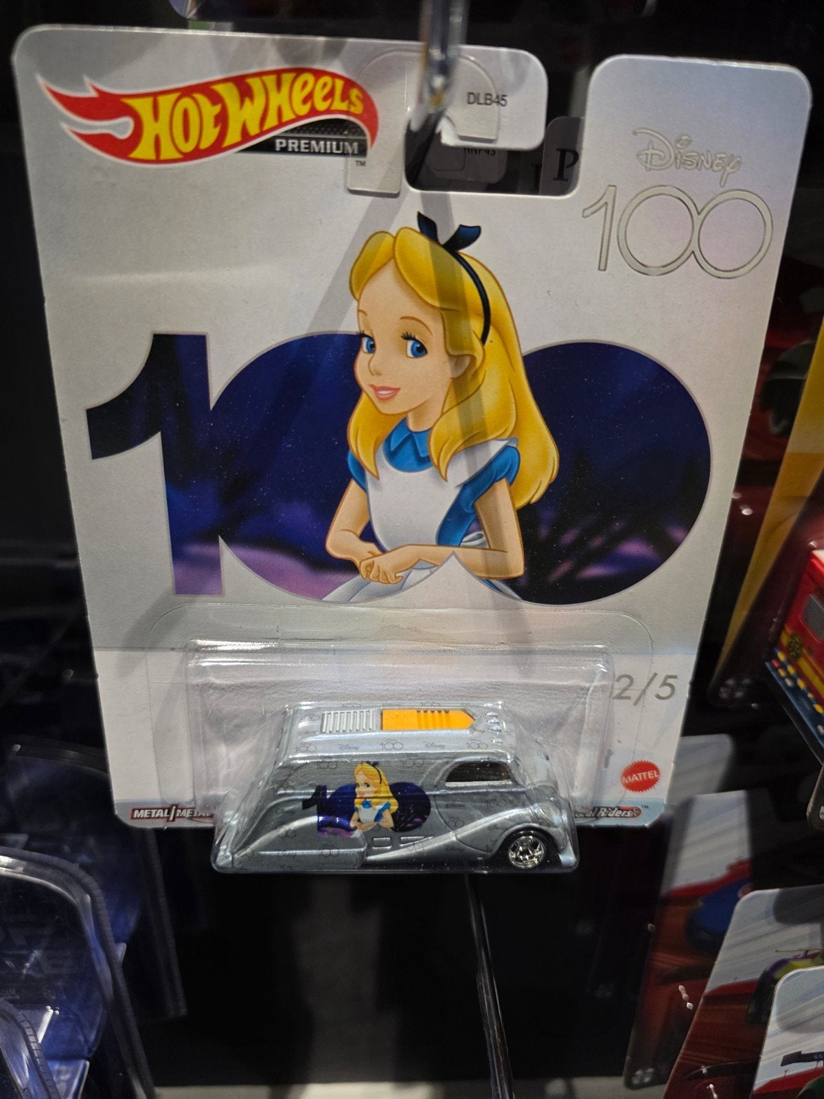 Hot Wheels Disney 100 Alice in Wonderland Premium Auto, Overige typen, Onbekend, Ophalen of Verzenden, Mattel