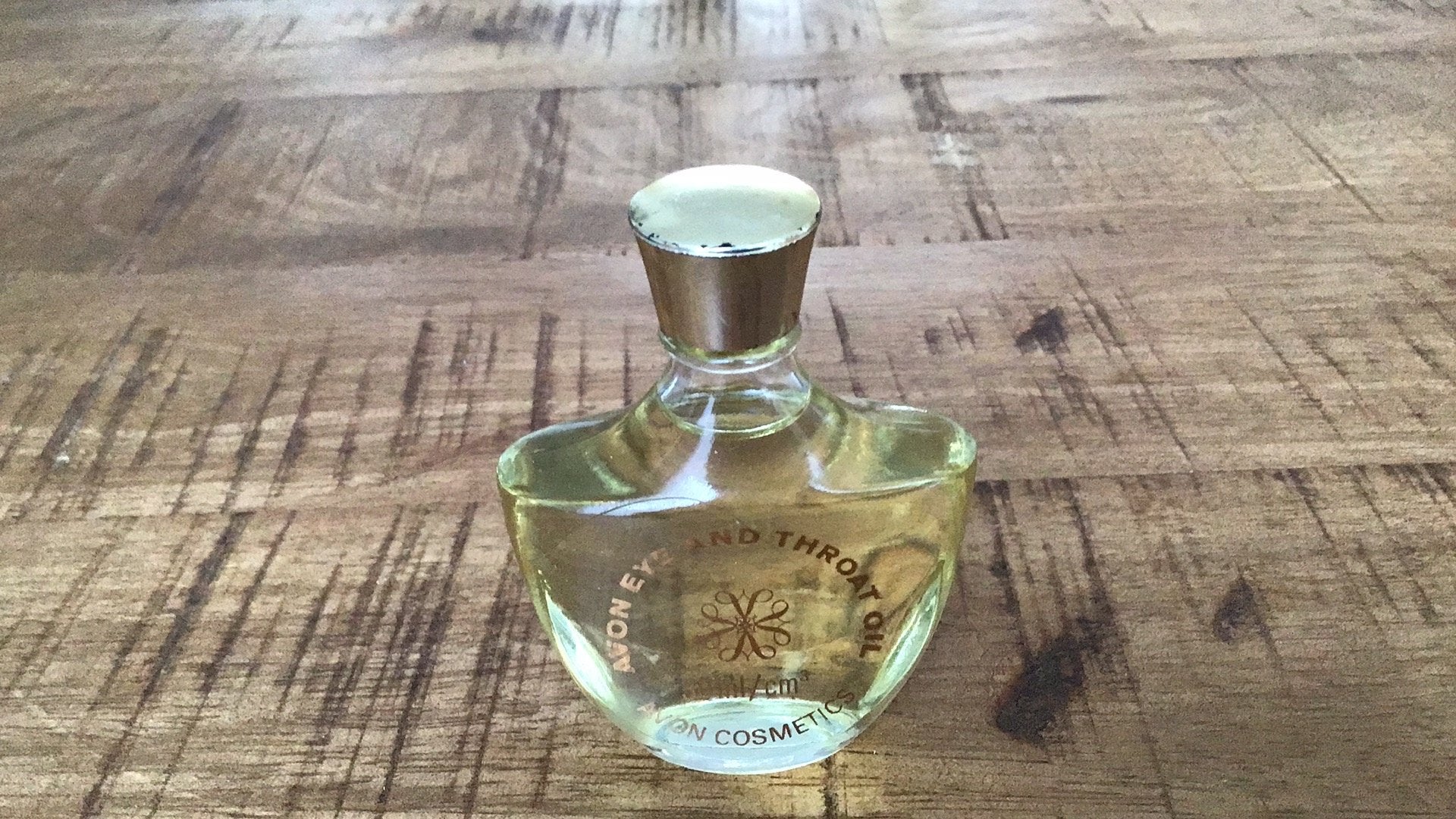 Vintage Avon Eye oil, Ophalen of Verzenden, Parfumfles