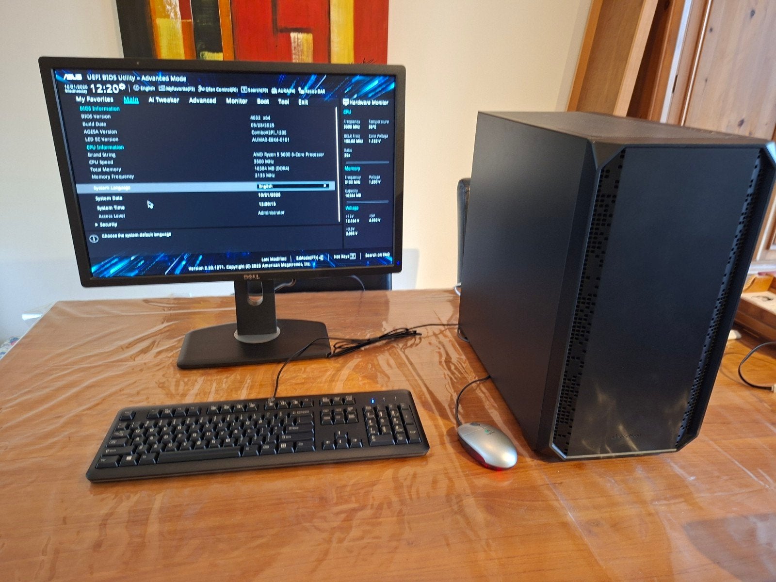 Windows 11 PC AMD 5600 16GB Radeon RX550 NVME 500gb, Ophalen, Asus, AMD Ryzen 5, Zo goed als nieuw