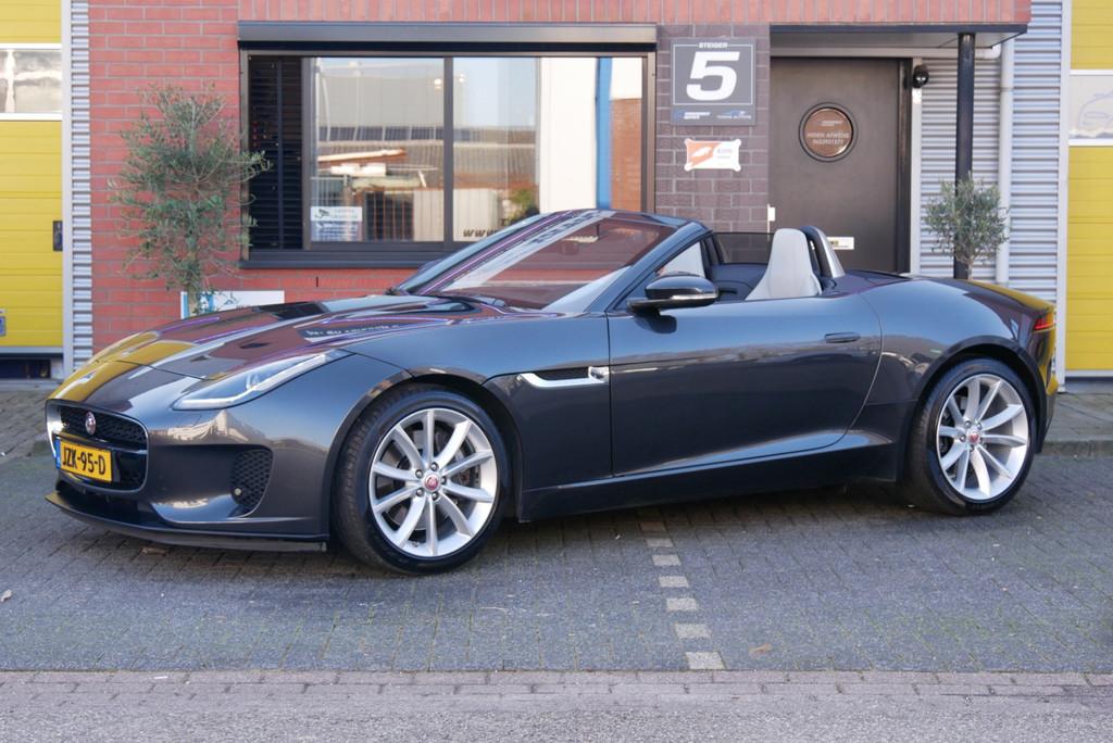 Jaguar F-TYPE 2.0T R-Dynamic. stoelverwarming. sportuitlaat., Auto's, Achterwielaandrijving, Euro 6, 4 cilinders, Cabriolet