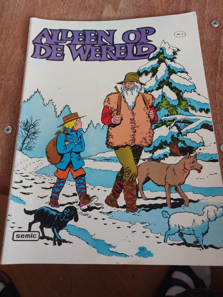 Alleen op de wereld, Eén stripboek, Ophalen of Verzenden, Zo goed als nieuw
