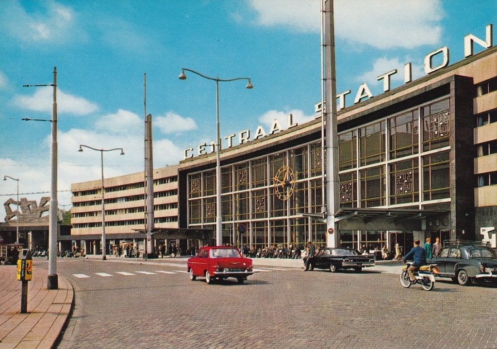 753Q Rotterdam Centraal Station, Ophalen of Verzenden, 1960 tot 1980, Ongelopen, Zuid-Holland