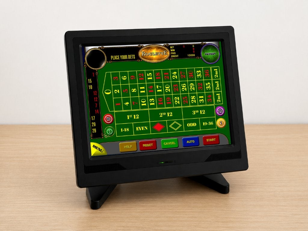 Gokkast Gold touchscreen spelautomaat kroeg bar mancave cafe, Gulden, Ophalen of Verzenden, Gebruikt