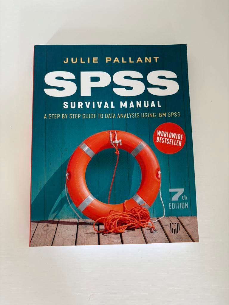 SPSS Survival Manual, Ophalen of Verzenden, Zo goed als nieuw