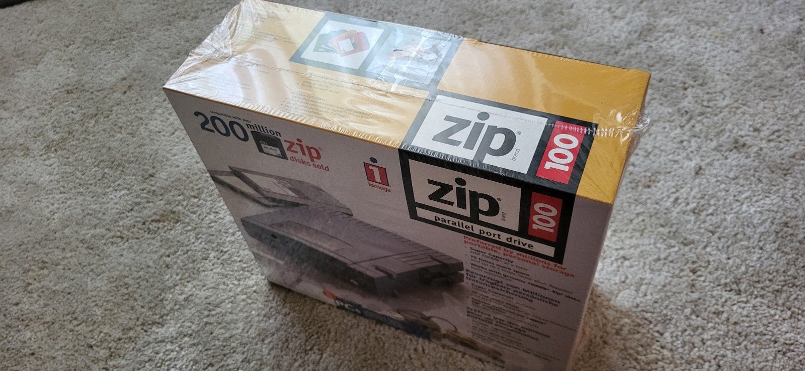 Iomega Zip 100 Parallel Port Drive - geseald in doos, Computers en Software, Harde schijven, HDD, Nieuw, Ophalen of Verzenden