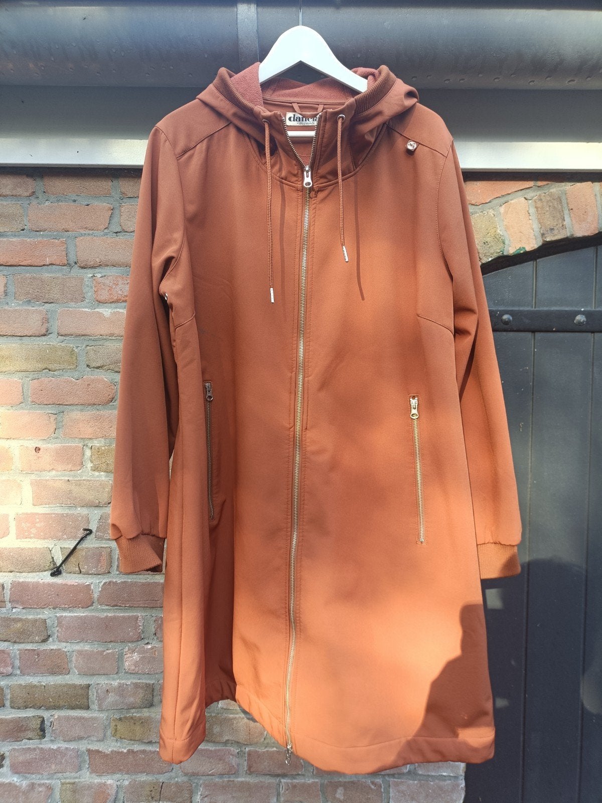 Regenjas Danefae maat XXL/44, Ophalen of Verzenden, Nieuw, Maat 42/44 (L), Bruin
