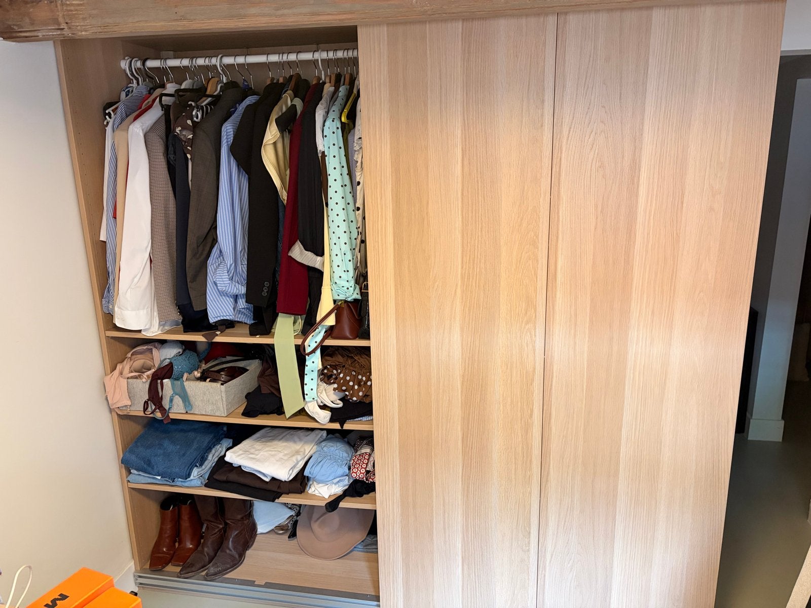Pax kasten opstelling - 200x200x63, Ophalen, Met plank(en), 200 cm of meer, Eikenhout
