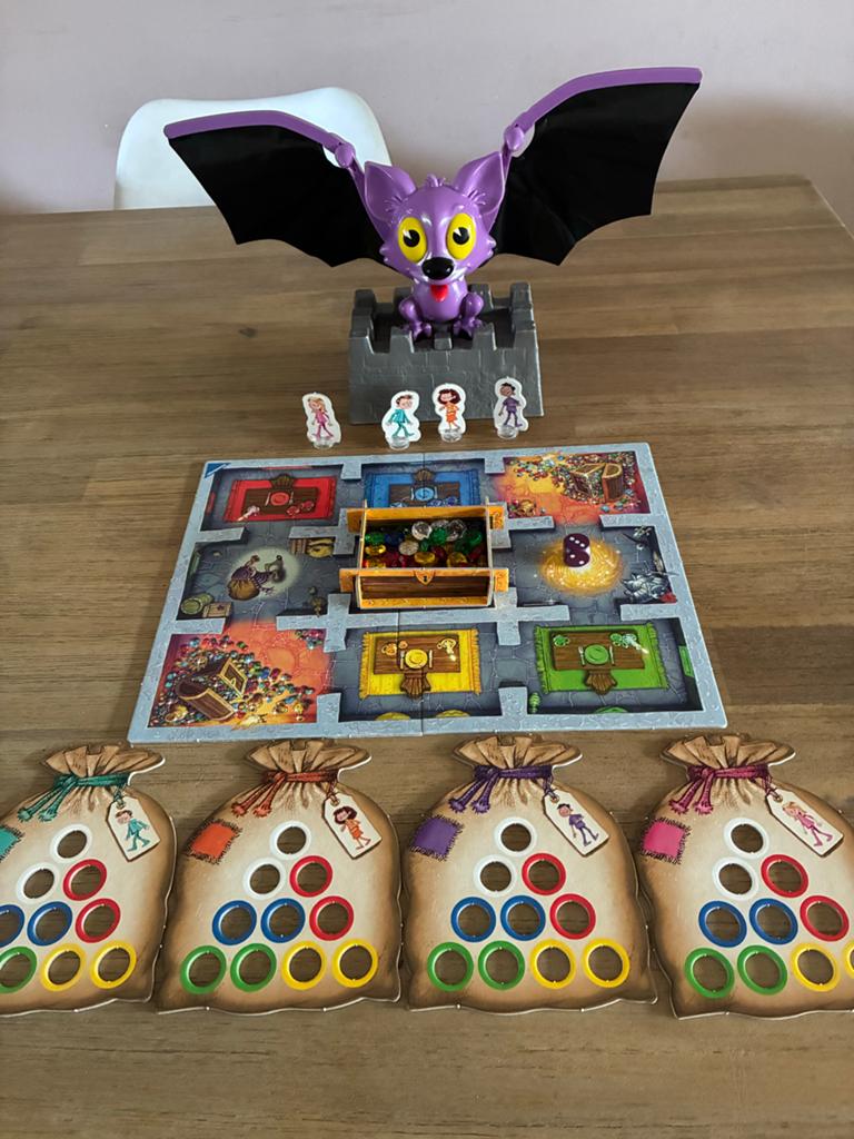 Flo Fladdermuis bordspel Ravensburger, Drie of vier spelers, Ophalen of Verzenden, Zo goed als nieuw