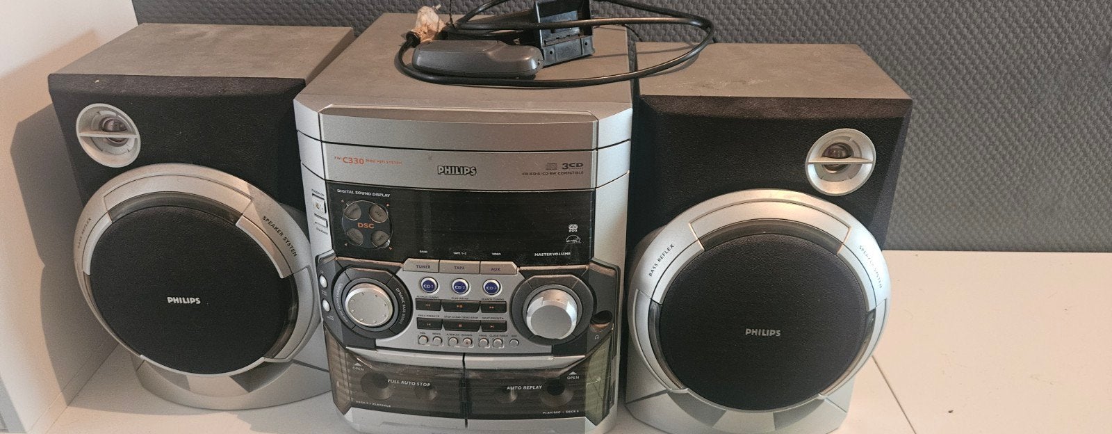 Philips Microset met CD-speler, Cassettedeck en Radio, Audio, Tv en Foto, Stereo-sets, Ophalen of Verzenden
