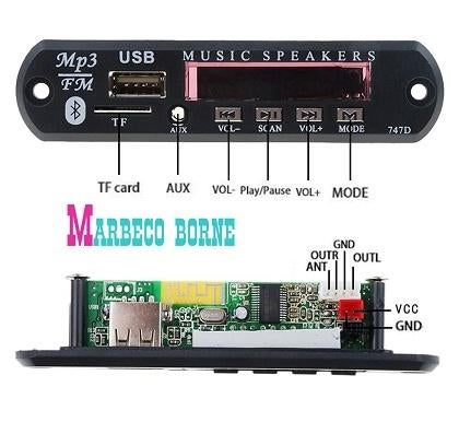 MP3, USB, micro SD speler, unit met FM radio, afstandsbed, Diversen, Nieuw, Info@marbeco.nl, Ophalen of Verzenden