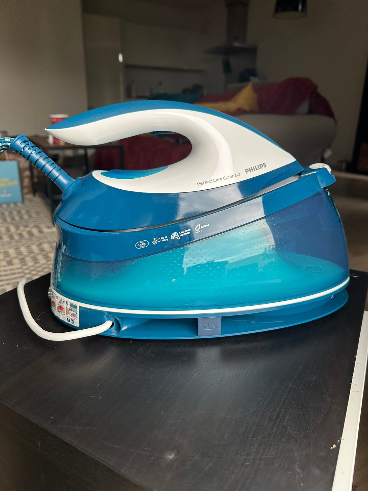 Philips PerfectCare Compact Steam Iron + FREE ironing board, Witgoed en Apparatuur, Strijkijzers en Strijkplanken, Ophalen, Zo goed als nieuw