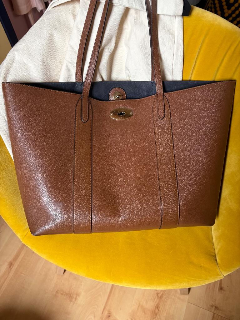Mulberry tas model Bayswater Tote, kleur Oak / bruin, Ophalen of Verzenden, Zo goed als nieuw, Bruin, Shopper