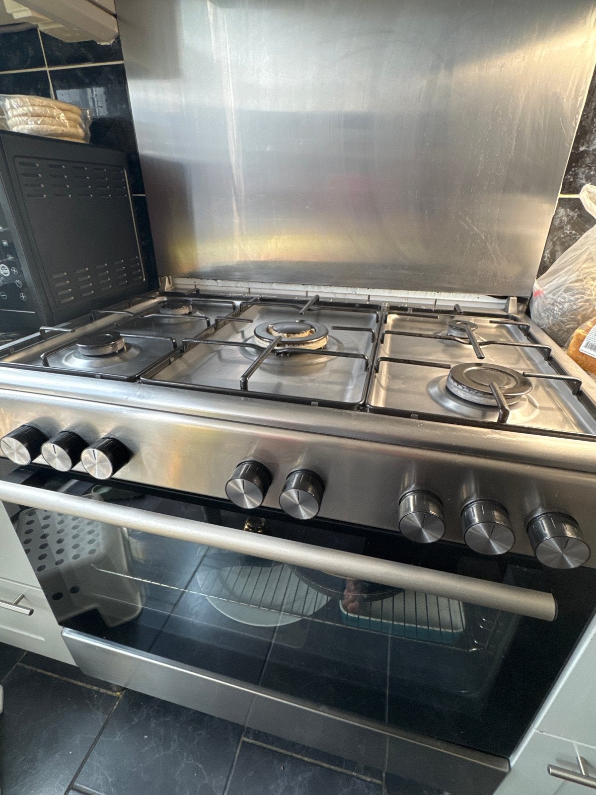 Everglades Fornuis met gasfornuis en defecte oven, Ophalen, Gebruikt, 60 cm of meer, Gas