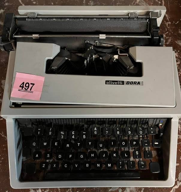 Olivetti Dora Vintage Typemachine – Mechanische Schrijfm., Ophalen of Verzenden, Gebruikt
