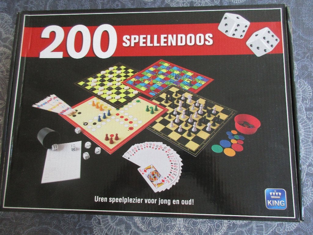 zgan  200 spellendoos van KING, Ophalen of Verzenden, Zo goed als nieuw, King