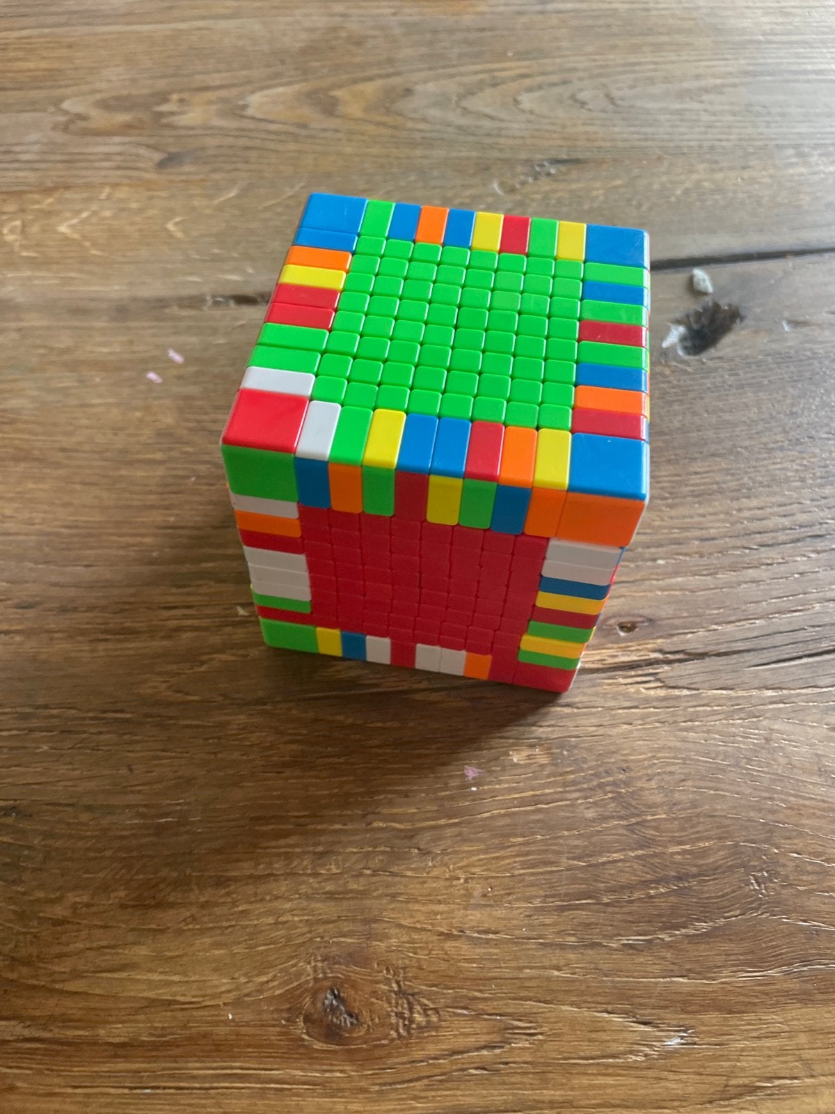 Rubik's Kubus 10x10 - Uitdagende Hersenkraker, Ophalen of Verzenden, Zo goed als nieuw, Rubik's of 3D-puzzel