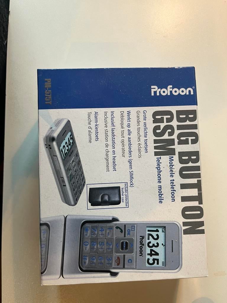 Profoon mobiele telefoon met grote knoppen, Computers en Software, Printerbenodigdheden, Zo goed als nieuw, Overige typen, Ophalen of Verzenden
