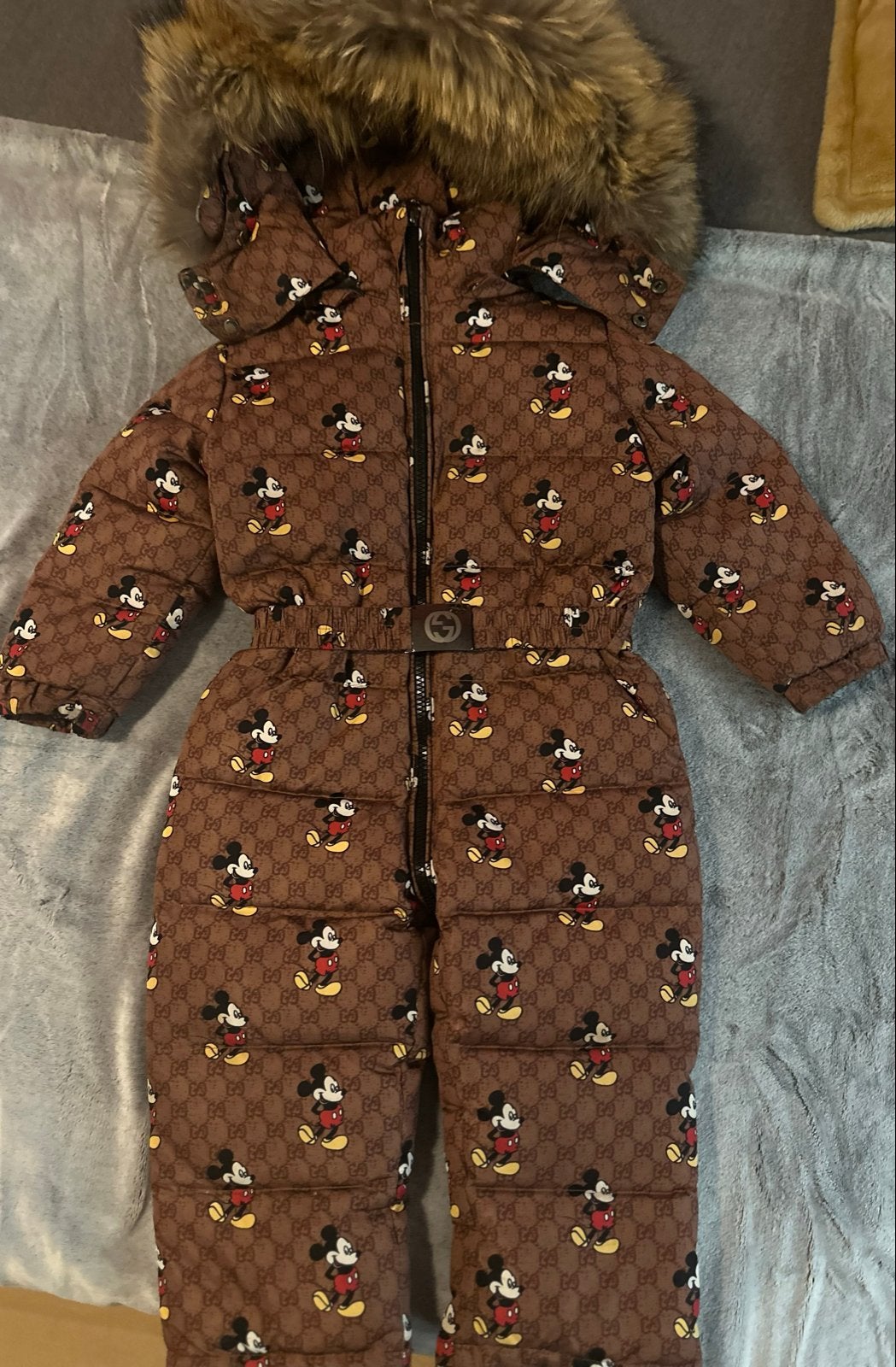 Gucci x Disney Mickey Mouse Sneeuwpak voor Kinderen, Ophalen of Verzenden, Zo goed als nieuw, Jongen of Meisje