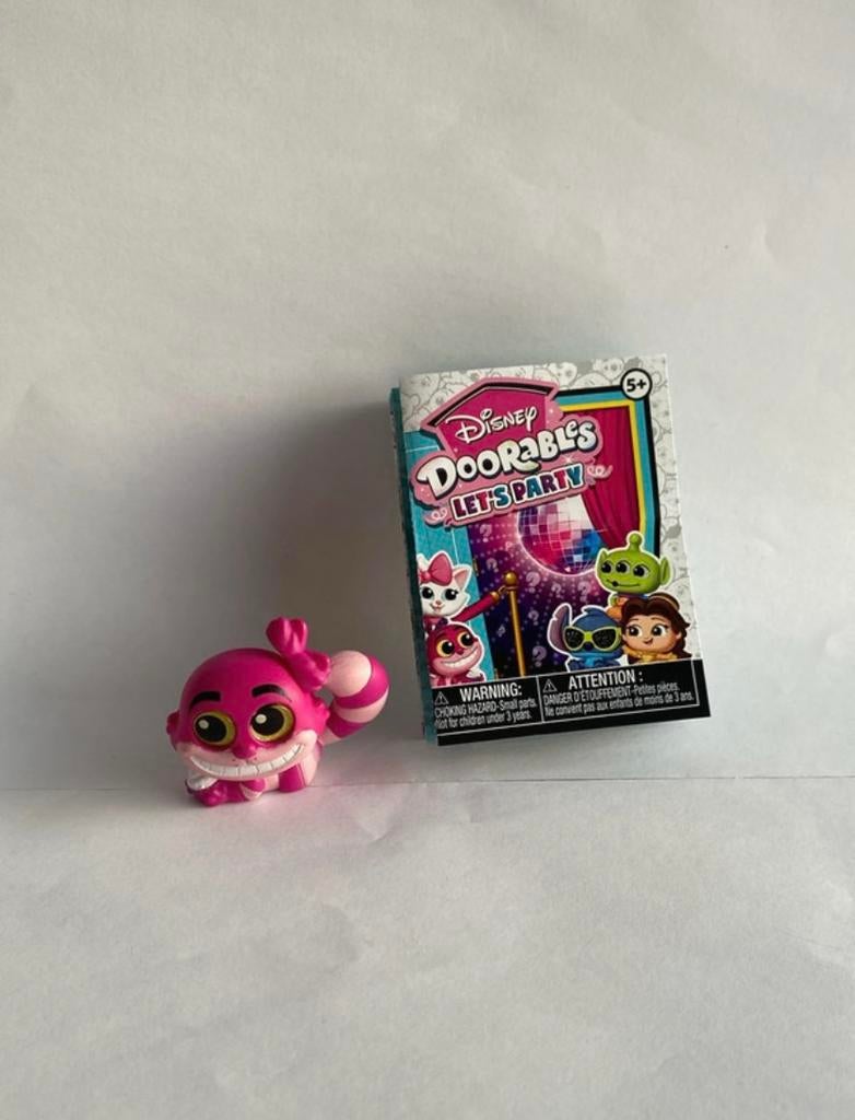 Disney doorables lets party cheshire cat, Verzamelen, Disney, Ophalen of Verzenden, Overige figuren, Nieuw, Beeldje of Figuurtje