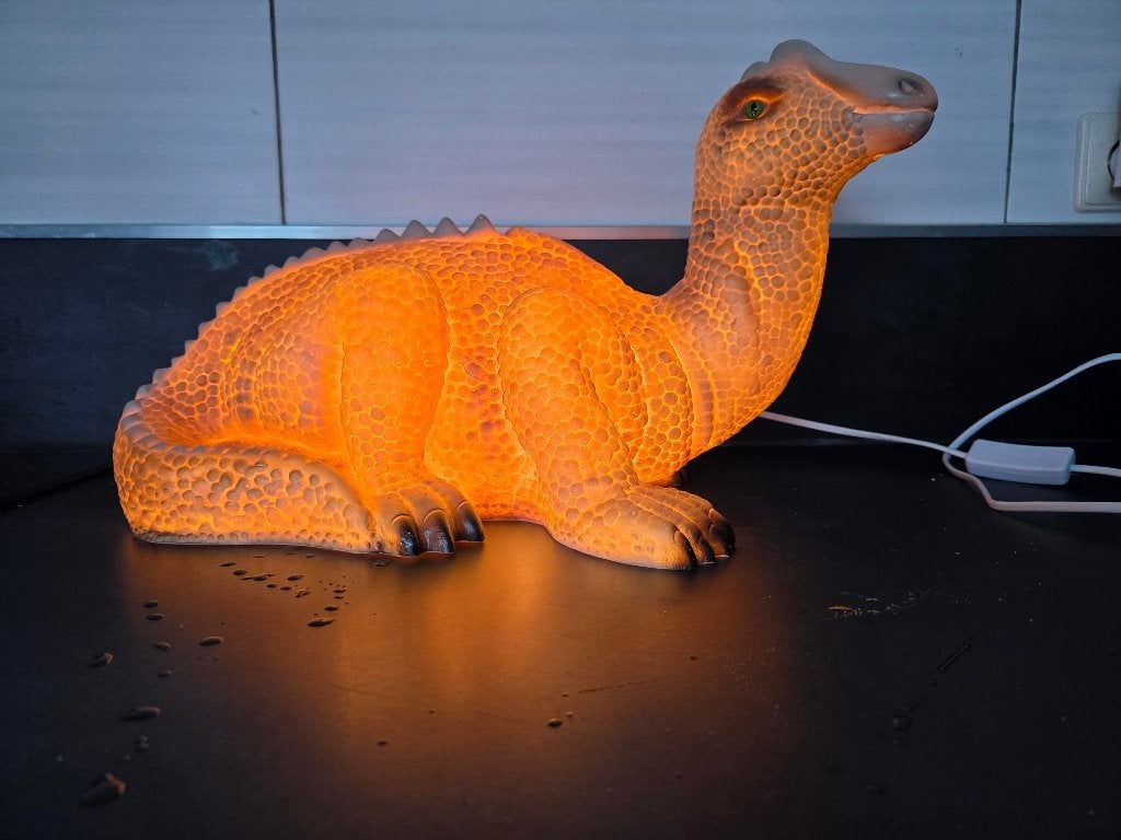 Dinosaurus lamp, Groen, Ophalen, Zo goed als nieuw, Lamp