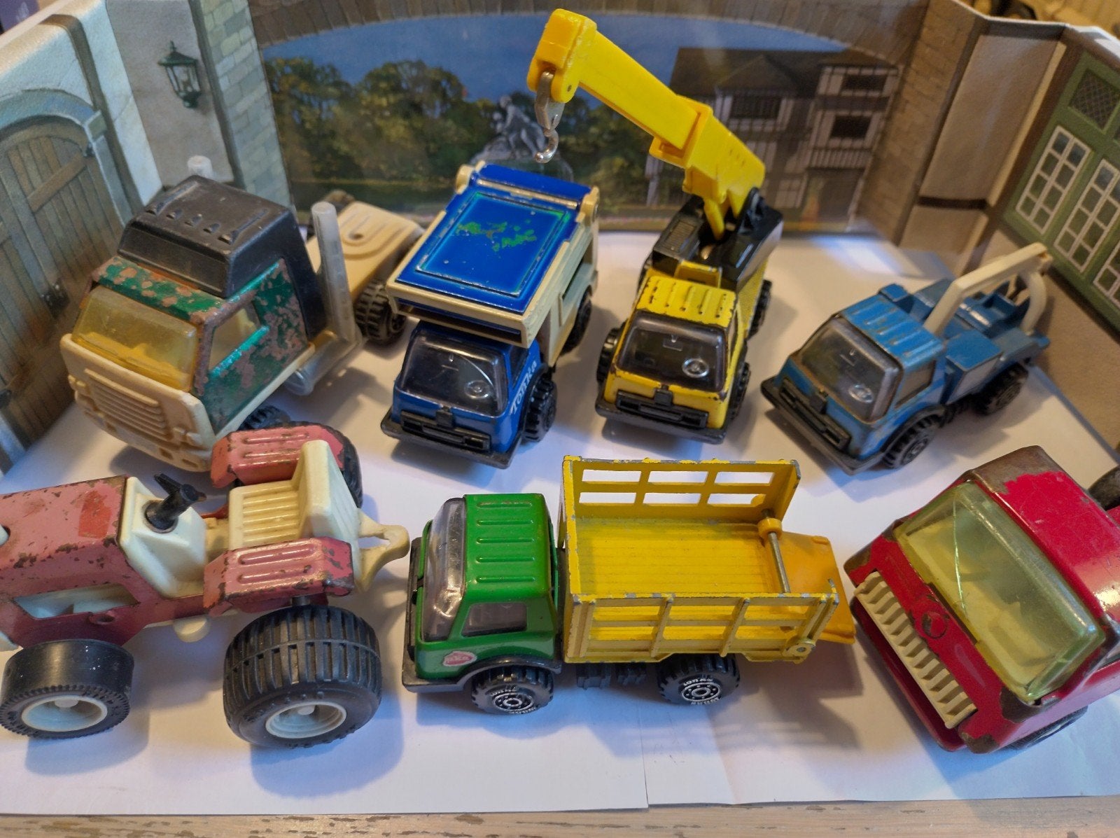 7 Tonka Vrachtwagens - Vintage Speelgoed Collectie, Ophalen of Verzenden, Gebruikt