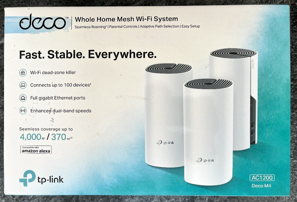 TP-Link Deco M4 3-stuks, Computers en Software, WiFi-versterkers, Ophalen of Verzenden, Nieuw, TP-Link Deco