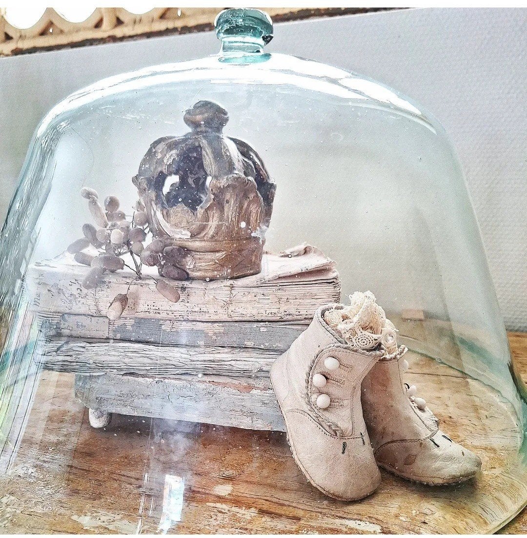 Geweldige glazen cloche voor binnen of buiten, Antiek en Kunst, Ophalen