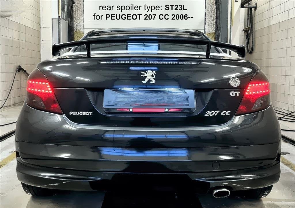 Peugeot 207 CC – Achterklep spoiler, Ophalen of Verzenden, MJ-Carstyling, Info@mj-carstyling.net, Sibeliusstraat 81 5011JH Tilburg