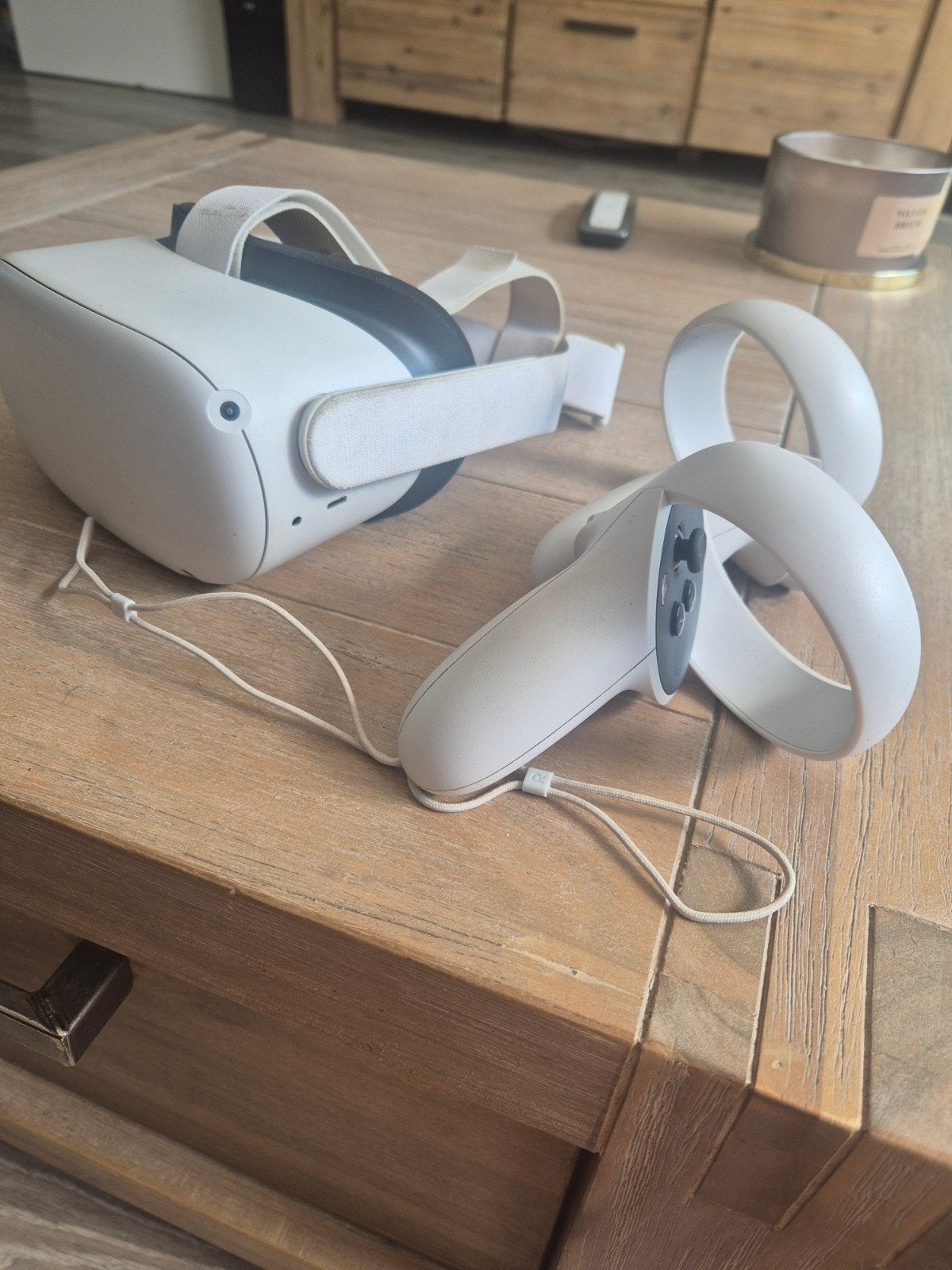 Oculus Quest 2 VR-bril met controllers, Ophalen