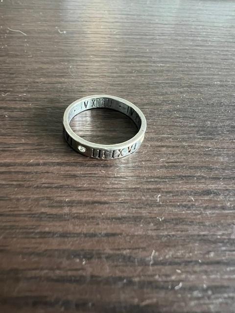 Ring dames  Zilverkleurig, IJzer of Staal, 19 tot 20, Ophalen of Verzenden, Zo goed als nieuw