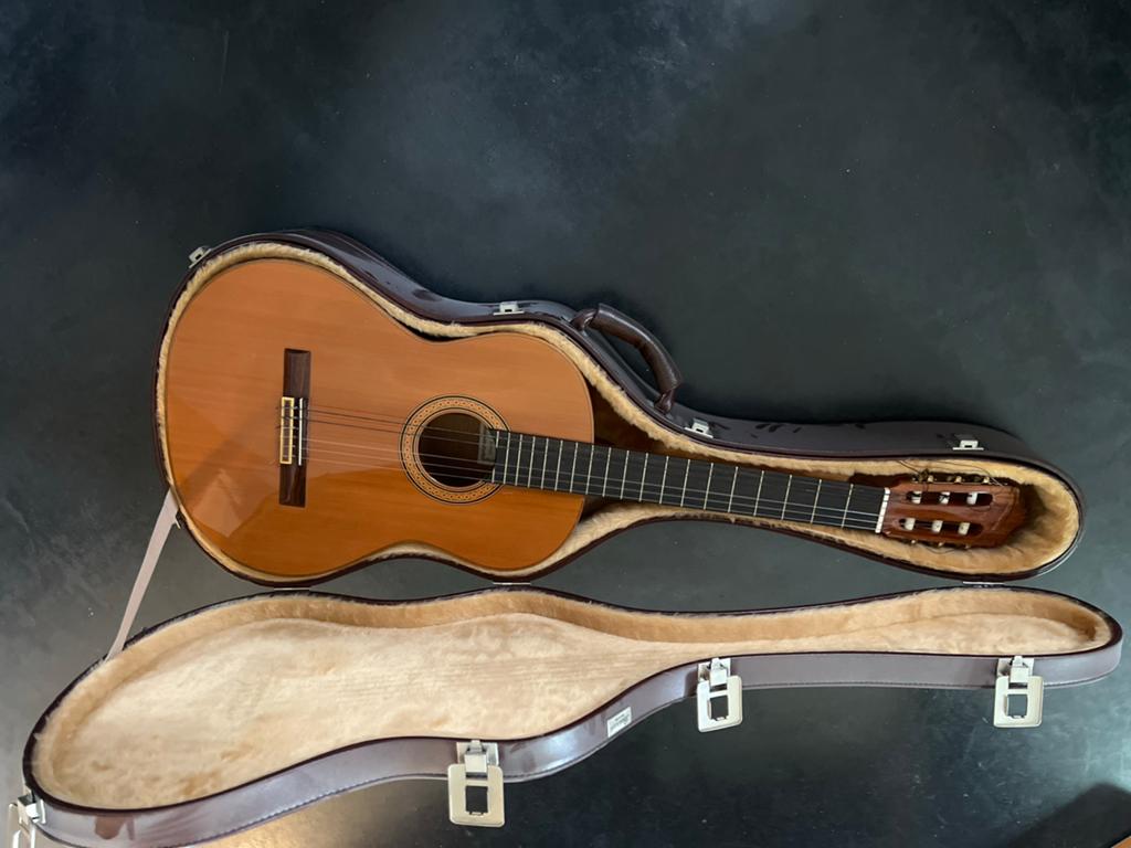 Albambra model 7c 1985 no 68 muro del alcoi, Ophalen of Verzenden, Zo goed als nieuw, Klassieke of Spaanse gitaar, Met koffer