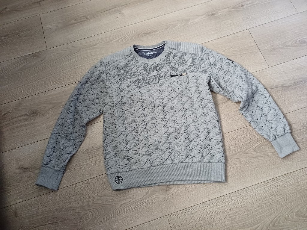 grijs met zwart trui Gabbiano mt 3XL, Gabbiano, Overige maten, Ophalen of Verzenden, Grijs