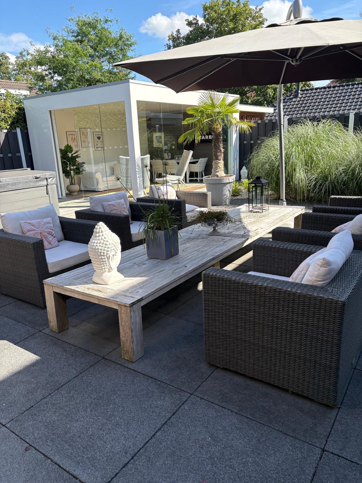 7 delige lounge tuinset van het merk Bellagio, Ophalen, Overige materialen, 6 zitplaatsen, Zo goed als nieuw