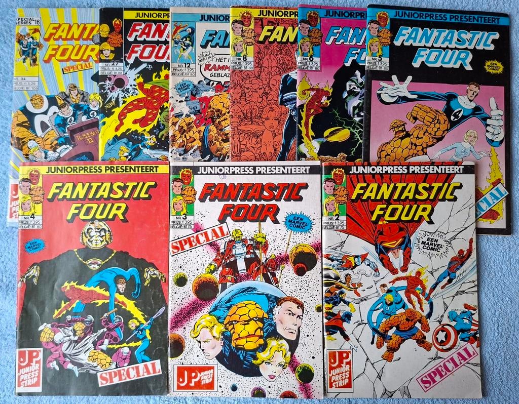FANTASTIC FOUR SPECIAL. JUNIOR PRESS. 1 EURO PER STUK., Boeken, Strips | Comics, Meerdere comics, Ophalen of Verzenden, Gelezen