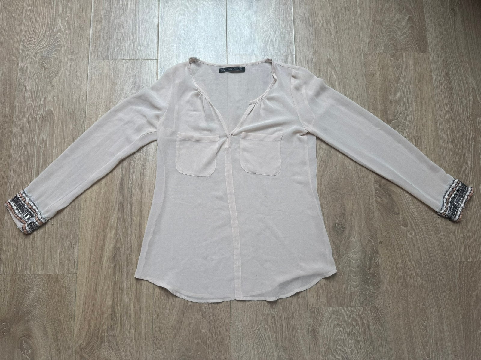 Zara tuniek blouse zalmroze maat S, Ophalen of Verzenden, Gedragen, Maat 36 (S), Roze