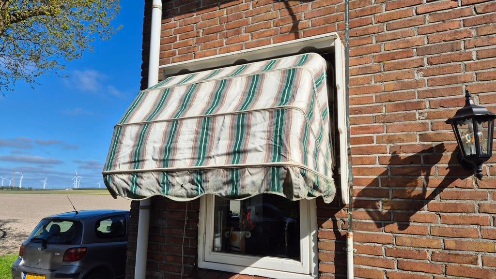 2 Markiezen te koop - Diverse afmetingen, Gebruikt, Ophalen of Verzenden, Minder dan 250 cm, Markies