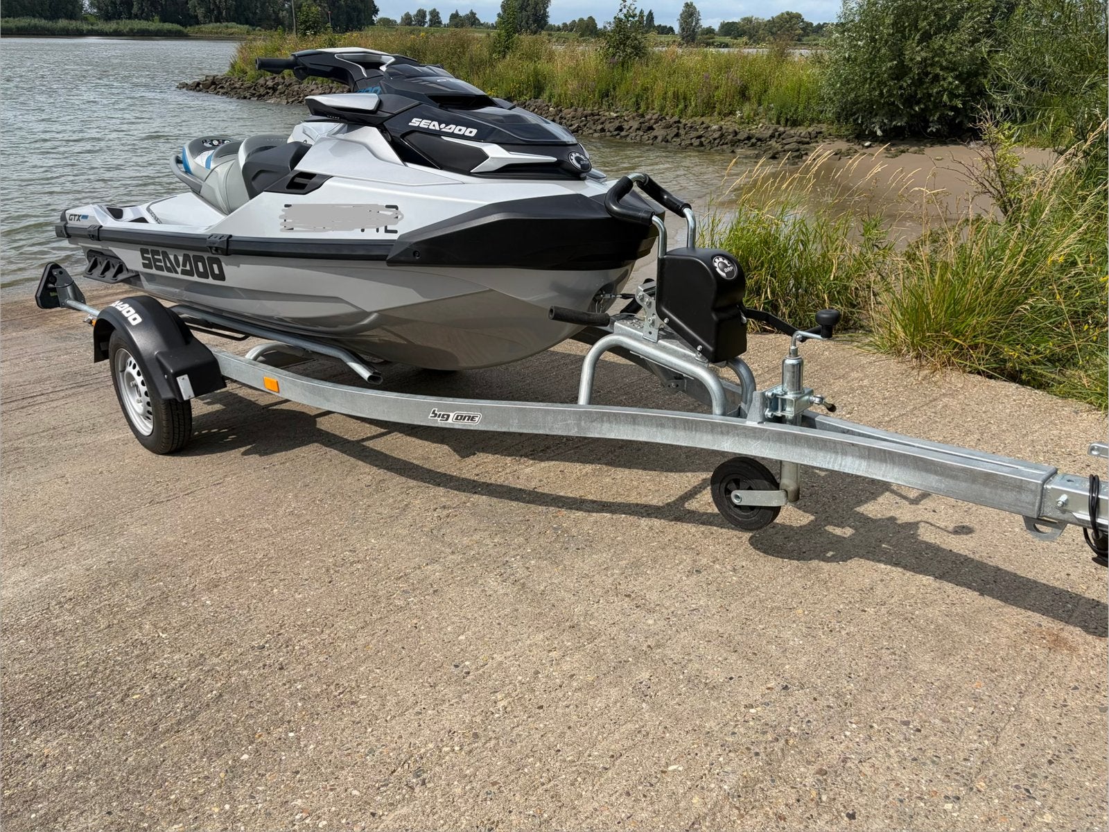 Seadoo big one waterscooter trailer jetloader, Watersport en Boten, Ophalen, Minder dan 1500 kg, Jetskitrailer, Minder dan 6 meter